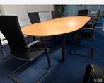 Complete vergadertafel met 10 Ahrend  350 vergaderstoelen, Ophalen, 100 tot 150 cm, 200 cm of meer, Zo goed als nieuw