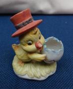 Vintage  aardewerken paasfiguurtje, Ophalen of Verzenden, Gebruikt