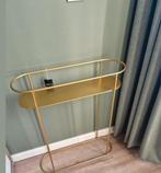 Plantenrekje goud vandaag voor 15 euro, Huis en Inrichting, Tafels | Sidetables, Ophalen of Verzenden, 50 tot 75 cm, Rond, 50 tot 100 cm