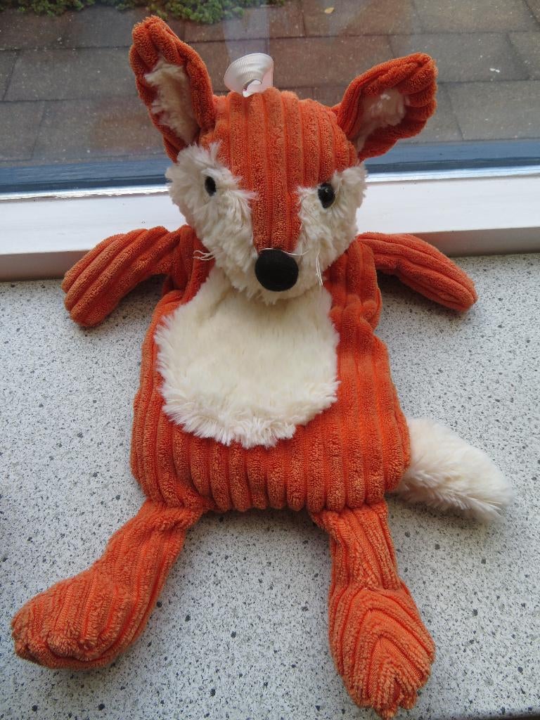 Vos magnetronknuffel van Primark Love to Lounge oranje rib, Ophalen of Verzenden, Zo goed als nieuw, Wasbaar, Middelgroot (20 tot 80 cm)