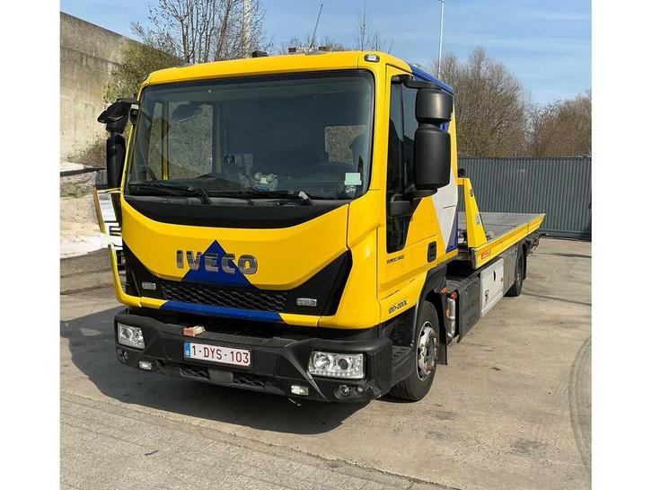2019 Iveco Eurocargo 120-220 Takelvrachtwagen Low loader, Auto's, Vrachtwagens, Bedrijf, Aanhangers en Opleggers, Overige brandstoffen
