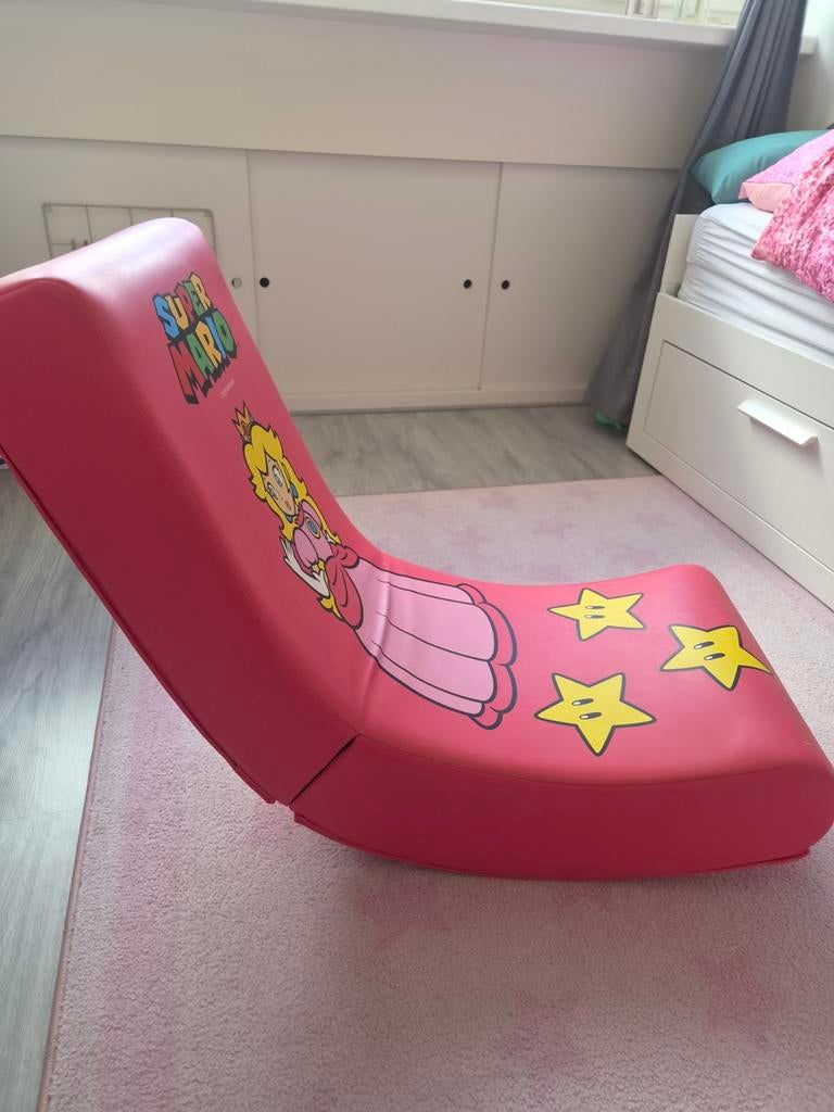 X Rocker Peach Gaming Stoel Wiebelstoel Super Mario, Ophalen, Zo goed als nieuw