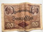 Duits Darlehenskassenschein 20 Mark, 1914, Postzegels en Munten, Ophalen of Verzenden, Duitsland, Los biljet