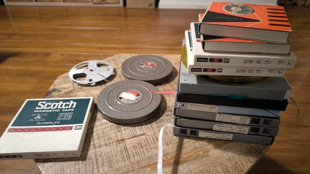 Spoelenbanden Keukenhof 1962 tapebanden spoelen videobanden, Ophalen of Verzenden, Bandrecorder