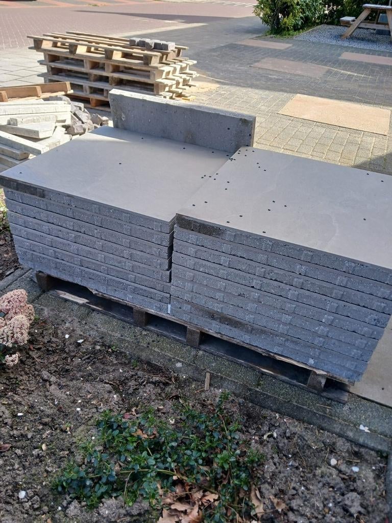 Terrastegels 60x60cm 16 stuks Cerasun Recco Griggio 3+1cm, Ophalen, Nieuw, Overige materialen