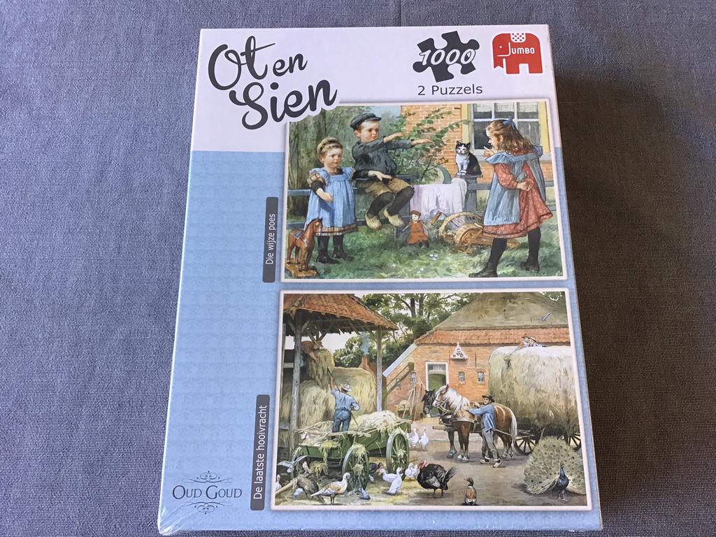 2 Ot en Sien puzzels, 1000 stukjes.  Nieuw in plastic!, Ophalen of Verzenden, 500 t/m 1500 stukjes, Nieuw, Legpuzzel