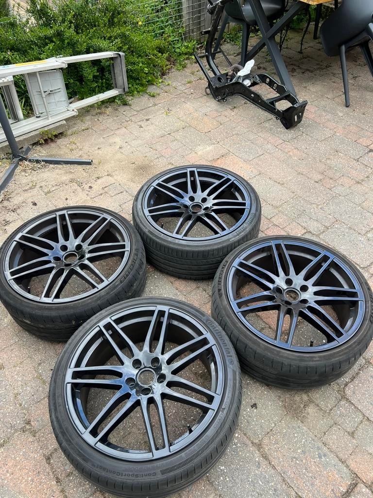 Audi velgen 5x112 20 inch, Gebruikt, Velg(en), Ophalen of Verzenden, 235 mm