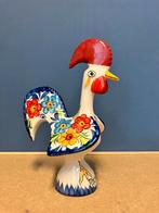 Beeldje haan - 25 cm, portugees, handgeschilderd, Ophalen of Verzenden, Zo goed als nieuw, Dier