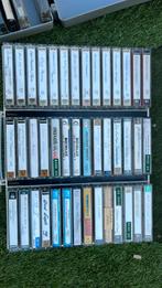 Hele grote partij cassette bandjes met koffertjes, Ophalen, Zo goed als nieuw, Overige genres, 26 bandjes of meer