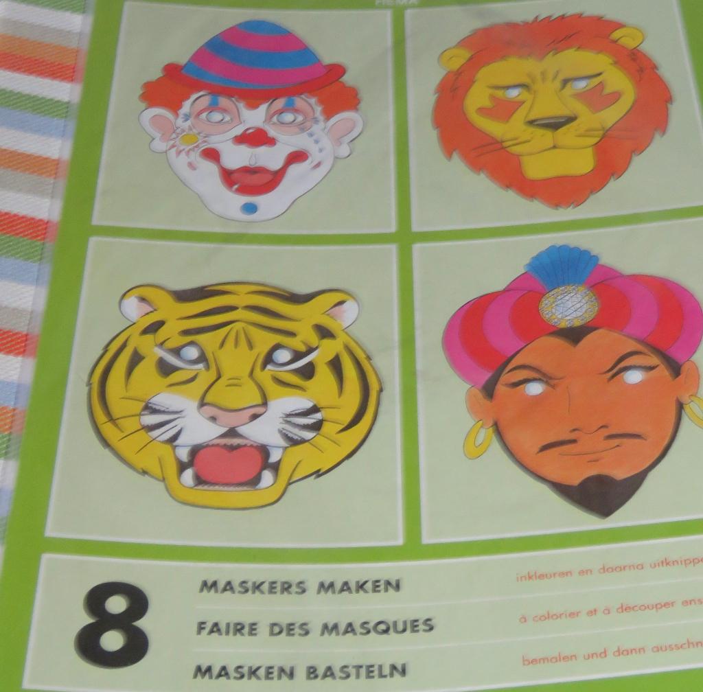Maskers maken, Overige thema's, Nieuw, Meerkleurig, Ophalen of Verzenden