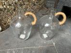 Glazen kruiken 2 stuks, Ophalen, Zo goed als nieuw