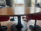 Leolux  Verlengbare Eettafel - Stijlvol Design, Huis en Inrichting, Tafels | Eettafels, Ophalen, Gebruikt, 100 tot 150 cm, Vijf personen of meer