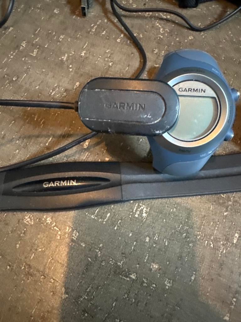 Garmin Forerunner 405CX GPS Sporthorloge met hartslagmeter, Ophalen of Verzenden, Afstand, Gebruikt, Zwart