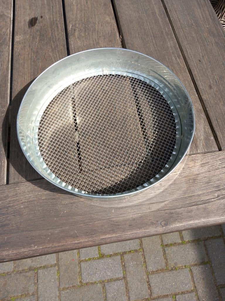 Nature Tuinzeef Rond - Verzinkt Staal - Mazen 6mm - diam