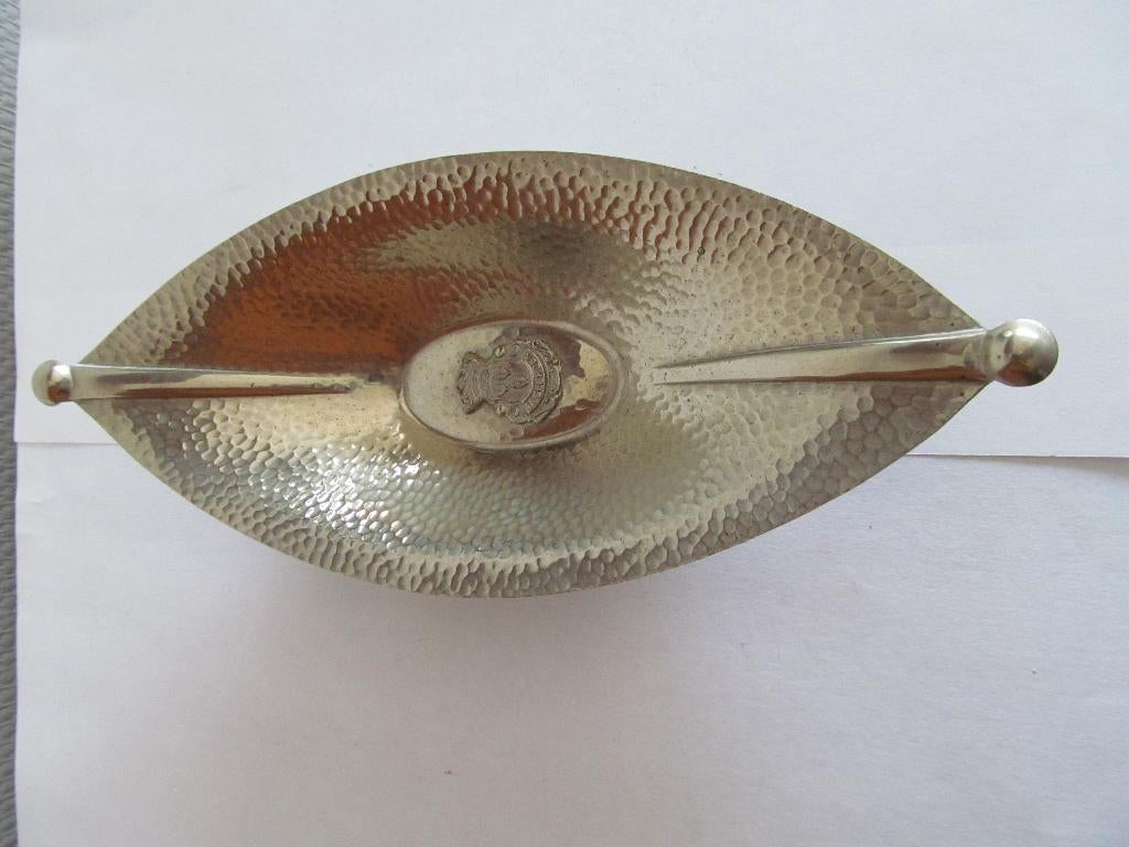 Antiek of vintage bonbonschaaltje met wapen van Oldebroek., Ophalen