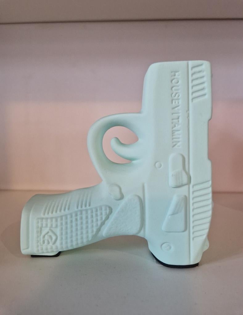 Pistool vaasje Mint 15x15cm nieuw, Overige kleuren, Aardewerk of Porselein, Nieuw, Ophalen of Verzenden