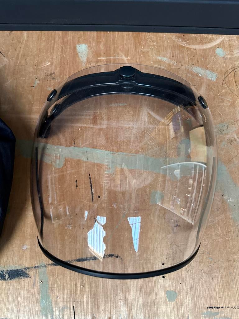 DMD retro vizier voor scooterhelm, Motoren, Ophalen, Nieuw zonder kaartje, Overige typen, Overige merken