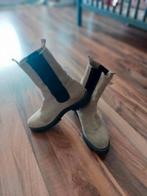 Beige veter boots van Linea Zeta, Maat 39, Ophalen of Verzenden, Gedragen, Beige