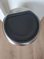 Brabantia prullenbak/vuilnisbak, Huis en Inrichting, 40 liter of meer, Ophalen, Rvs, 50 tot 75 cm