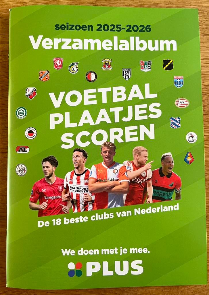 Voetbalplaatjes van de plus, Plus, Ophalen of Verzenden