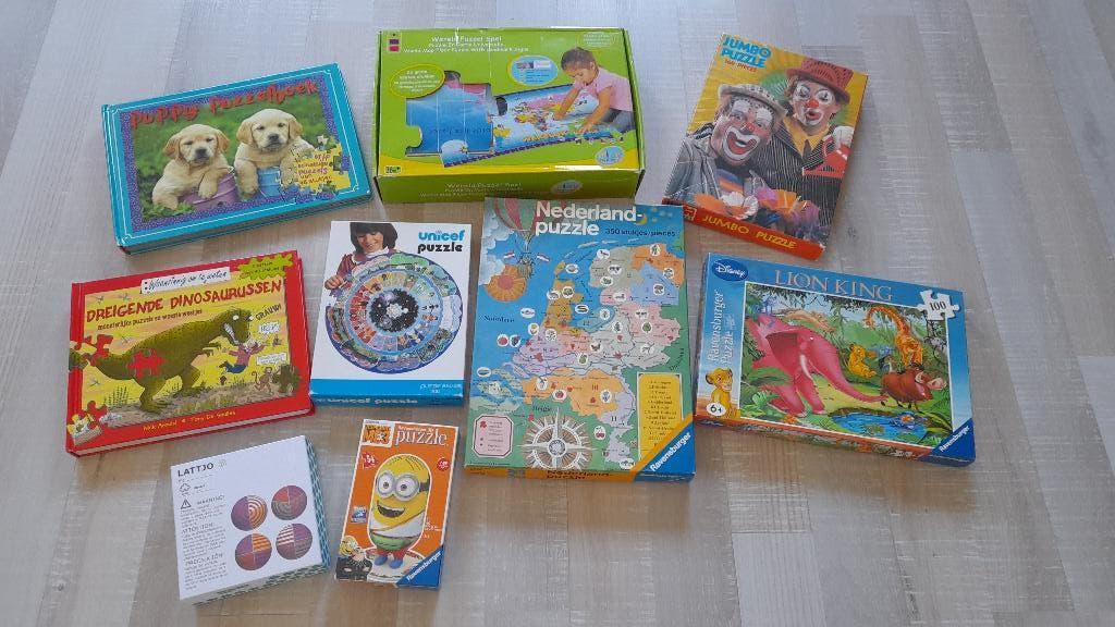 Diverse kinderpuzzels, Ophalen, Meer dan 50 stukjes, Zo goed als nieuw, 6 jaar of ouder