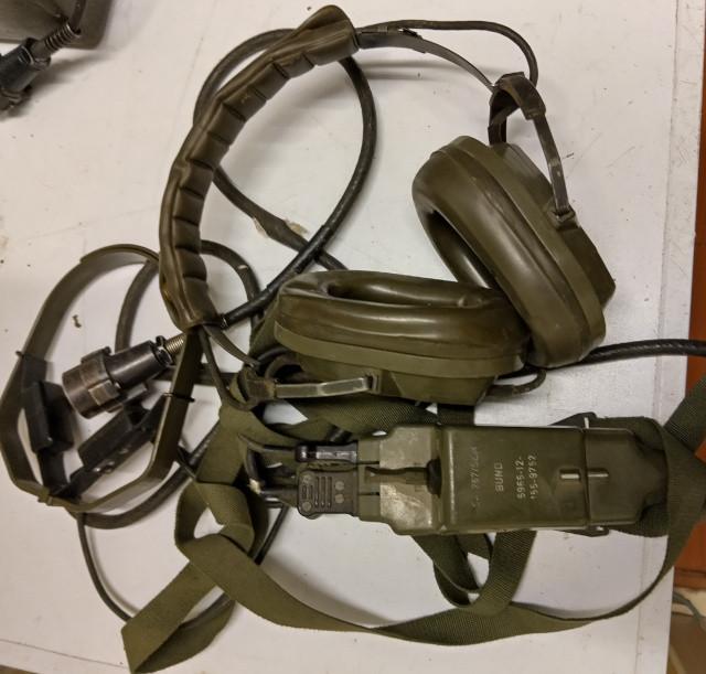 SEM25 SEM35 koptelefoon H267 met keelmicrofoon, Ophalen of Verzenden, Zo goed als nieuw, Zender en Ontvanger
