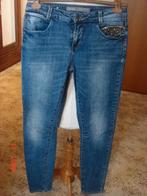 Geisha, leuke blauwe jeans 38 met bling, Geisha, Blauw, Ophalen of Verzenden, Zo goed als nieuw