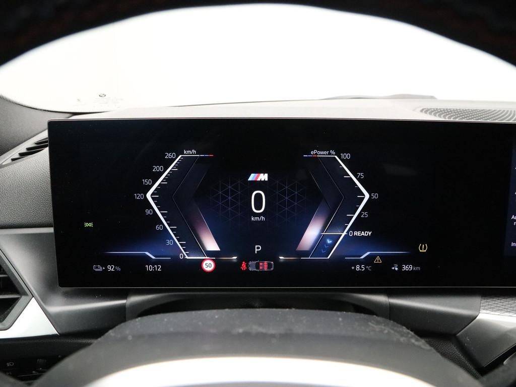 BMW i4 M50 84 kWh (bj 2023, automaat), Auto's, BMW, Gebruikt, Blauw, Alcantara, Origineel Nederlands