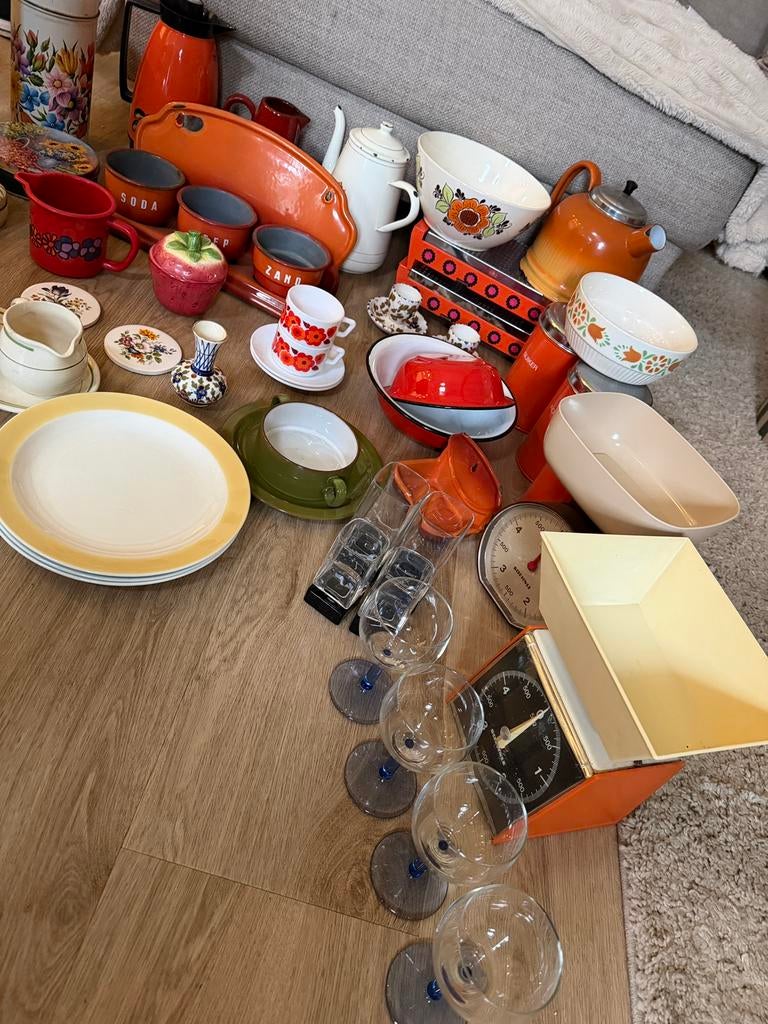 Partij vintage/ retro spullen!, Verzamelen, Retro, Ophalen of Verzenden, Huis en Inrichting