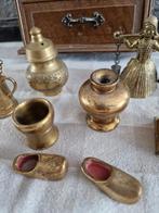 KOPEREN MINIATUUR EN LETTERBAK, Ophalen of Verzenden