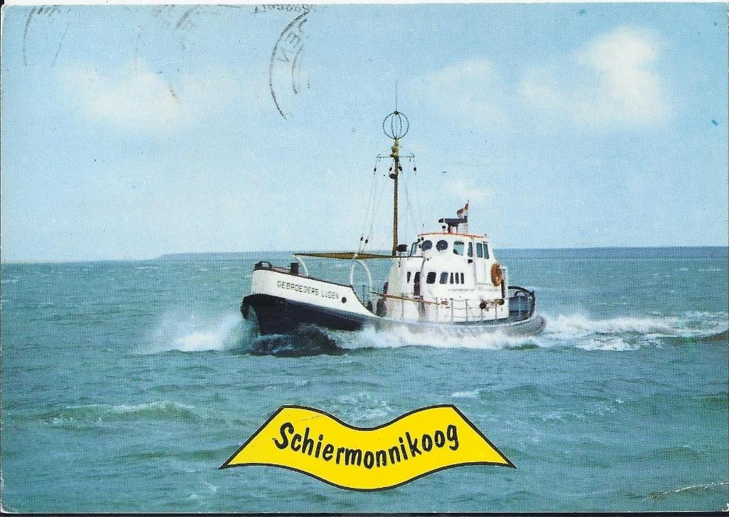 gelopen ansichtkaart Schiermonnikoog ( 124 ), Ophalen of Verzenden, 1960 tot 1980, Gelopen