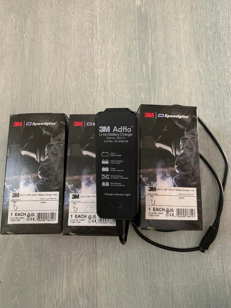 3M Adflo Li-Ion Acculader 833111 - Nieuw in doos, Ophalen of Verzenden, Nieuw, Overige typen