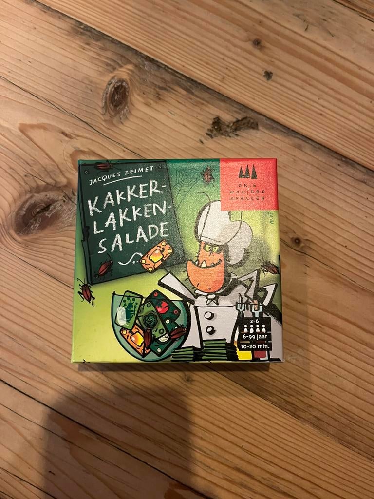 Het spel Kakkerlakken, Hobby en Vrije tijd, Gezelschapsspellen | Kaartspellen, Ophalen of Verzenden, Zo goed als nieuw