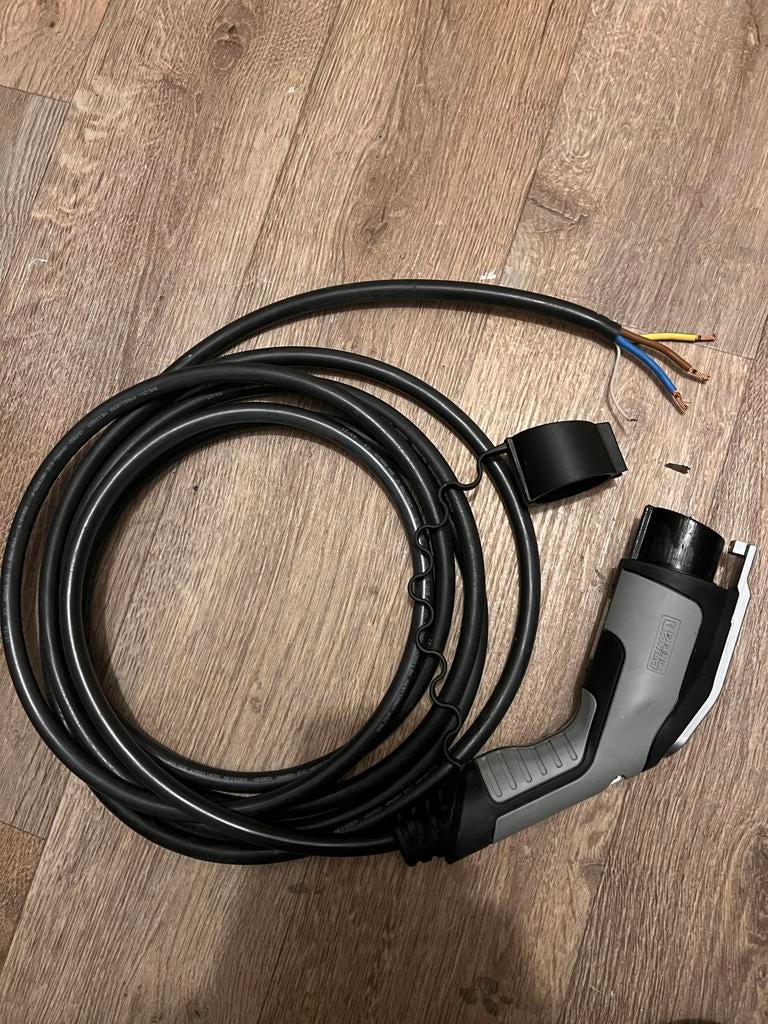 Laadkabel voor elektrische auto, type 1, Auto-onderdelen, Elektronica en Kabels, Ophalen of Verzenden, Gebruikt, Universele onderdelen