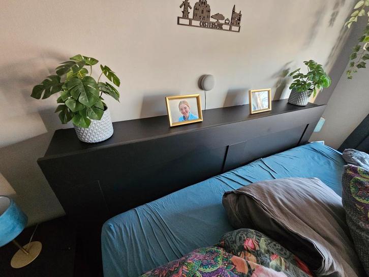 Ikea bed achterschot 180 cm breed, Huis en Inrichting, Slaapkamer | Bedden, Ophalen