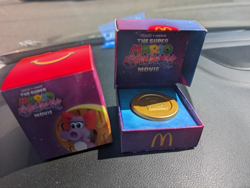 McDonald's Super Mario Galaxy Movie Happy Meal Speeltjes, Ophalen of Verzenden, Nieuw