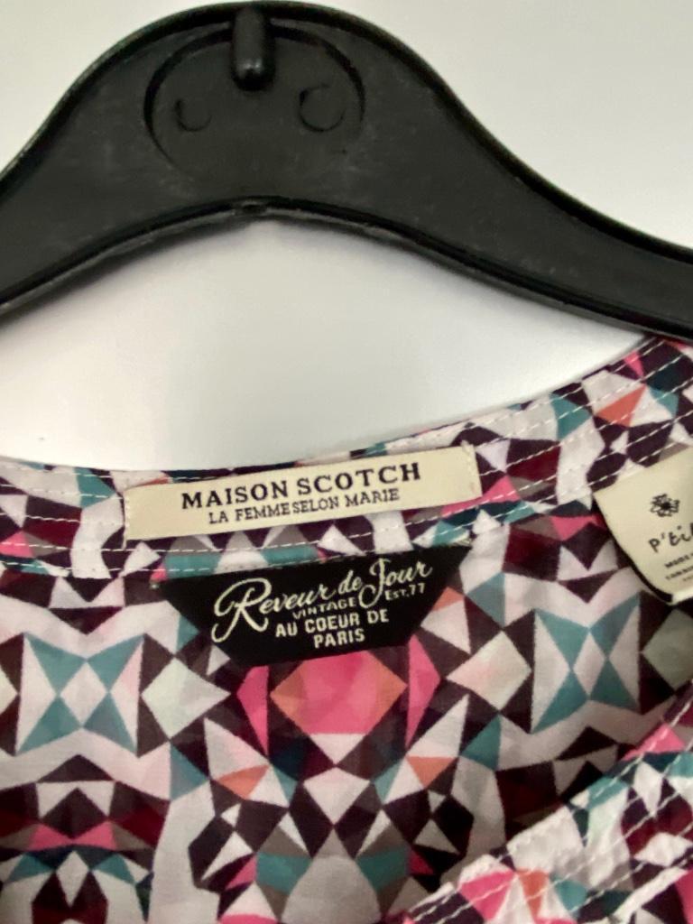 i435 nieuw: Maison Scotch maat XS/S kort jumpsuit playsuit, Wit, Nieuw, Maat 34 (XS) of kleiner, Maison Scotch