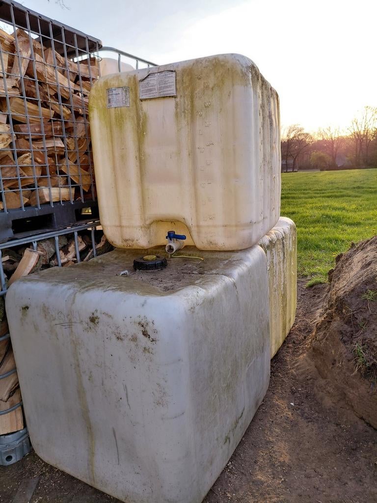 IBC vat 1000 liter, Tuin en Terras, Regentonnen, 150 liter of meer, Ophalen