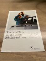 Folder Mercedes Benz jassen gore Tex 1986, Ophalen of Verzenden, Zo goed als nieuw, Mercedes