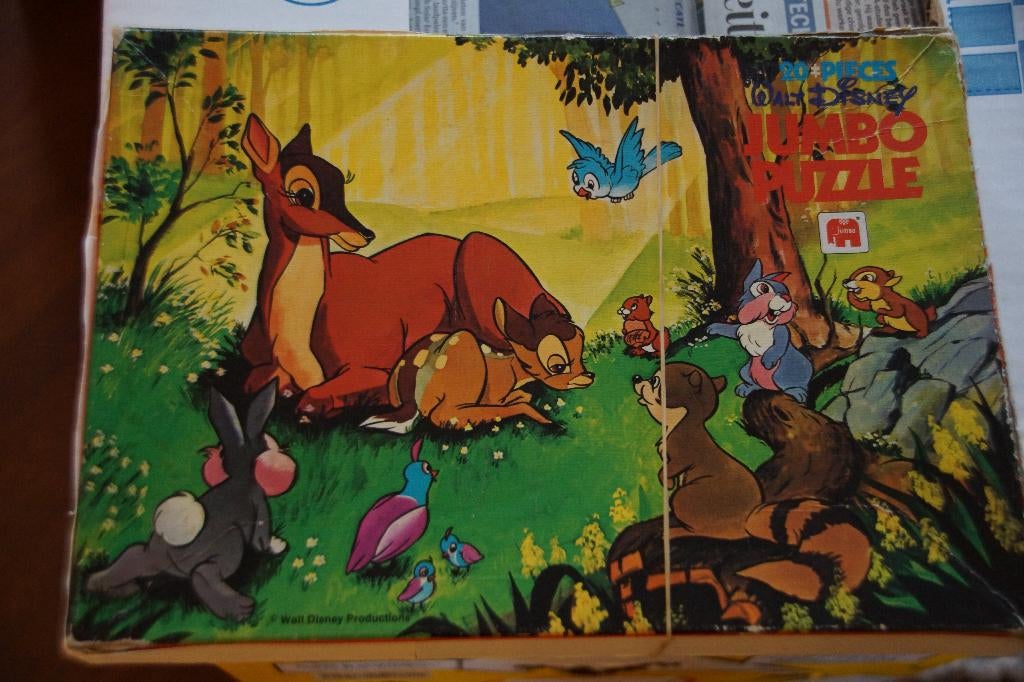 Disney Puzzel, Verzamelen, Ophalen of Verzenden, Overige figuren, Gebruikt, Papier, Kaart of Schrift