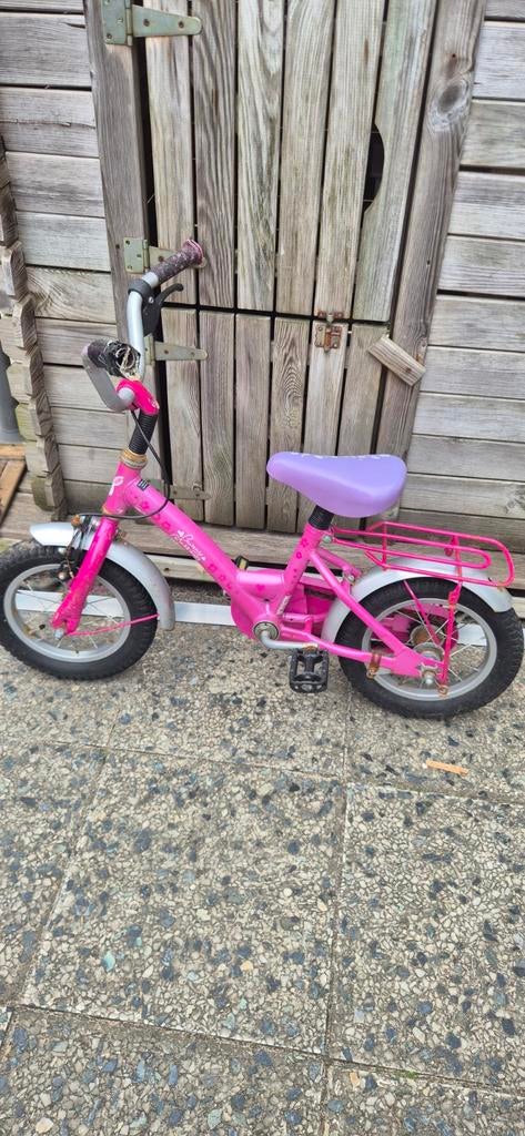 Roze kinderfiets gratis, Ophalen of Verzenden, Gebruikt, Minder dan 16 inch