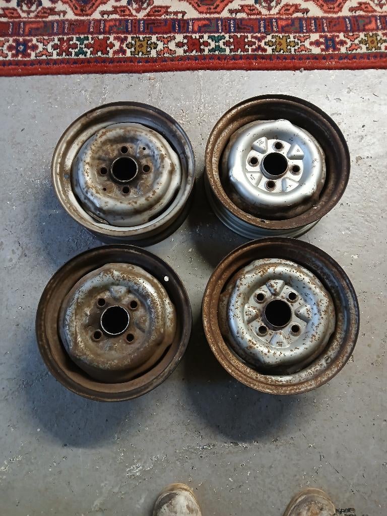 opel wielen-velgen 12inch, Auto-onderdelen, Banden en Velgen, Overige, Gebruikt, Overige, Banden en Velgen