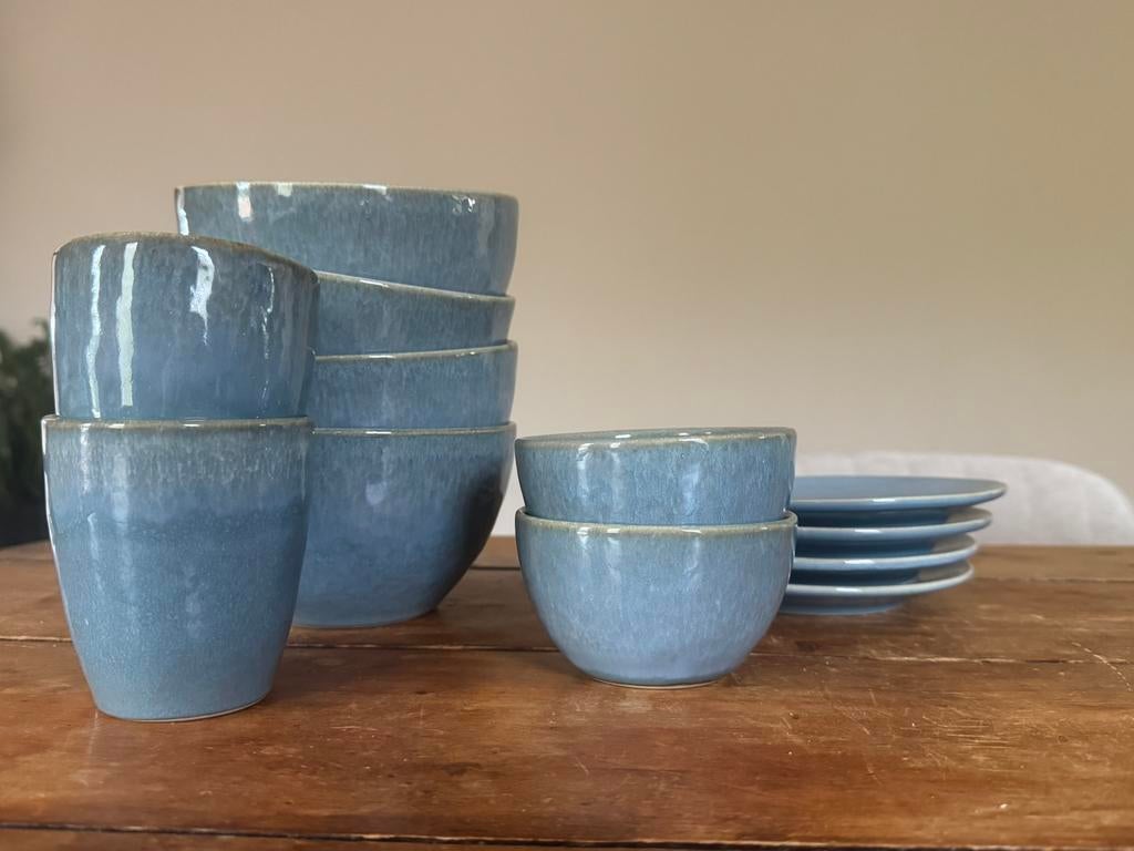 Hema aardewerk service, Huis en Inrichting, Ophalen, Zo goed als nieuw, Kom(men), Overige stijlen