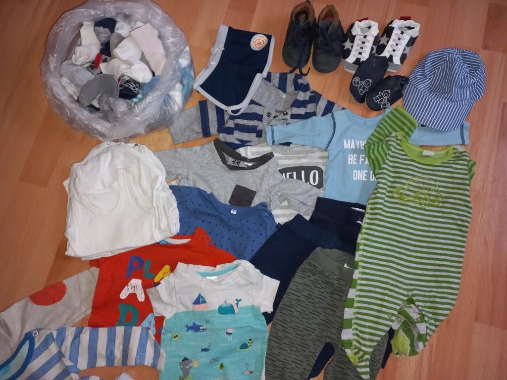 Jongens kledingpakket; maat 50 tm 62, Kinderen en Baby's, Babykleding | Baby-kledingpakketten, Ophalen, Gebruikt, Maat 50