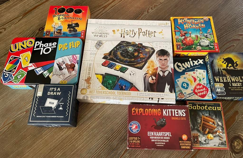 Bord en kaart spellen, Ophalen