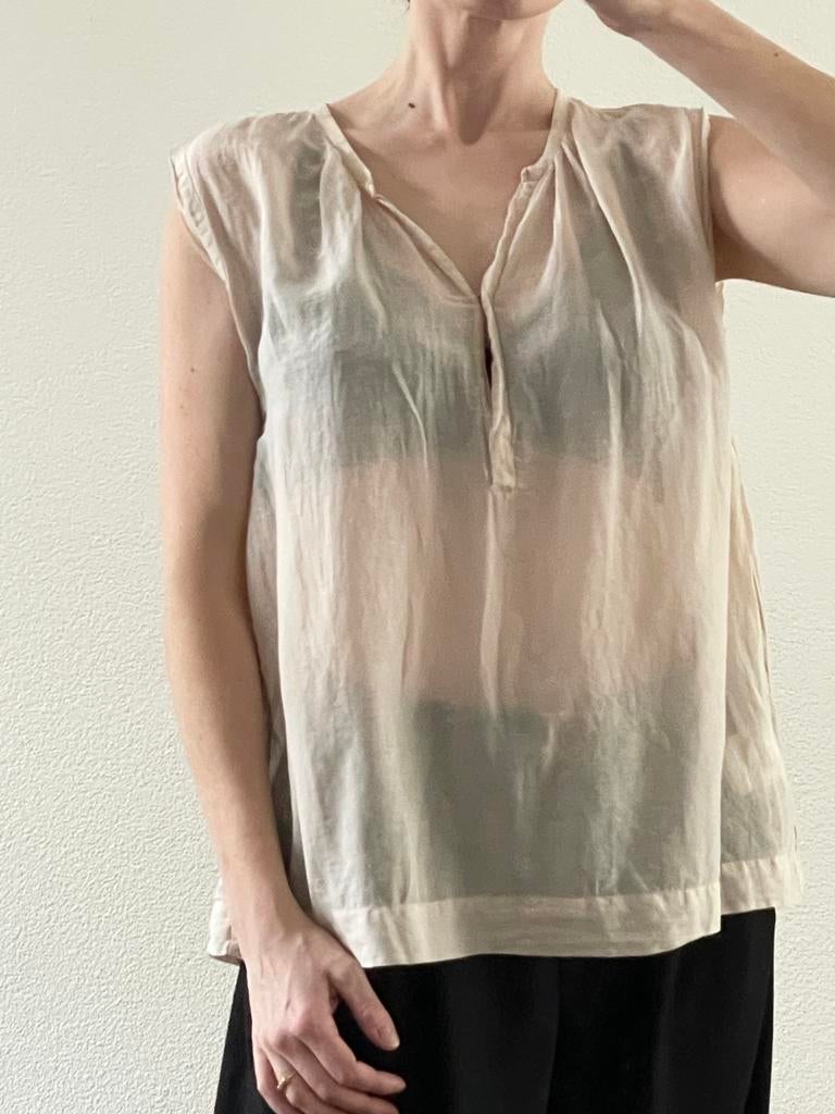 Oversized top pomandere (pauw) maat 40/M np €230, Maat 38/40 (M), Ophalen of Verzenden, Zo goed als nieuw, Roze