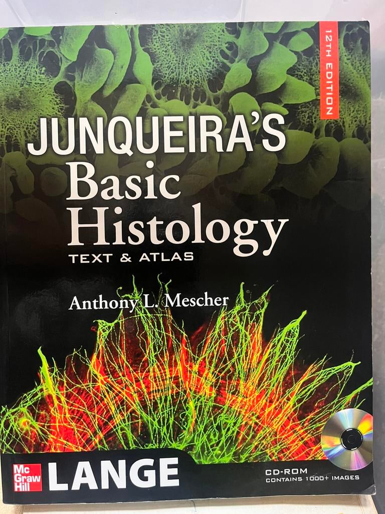 Junqueira’s Basic Histology 12th histology, Boeken, Ophalen of Verzenden, Zo goed als nieuw, Programmeertaal of Theorie