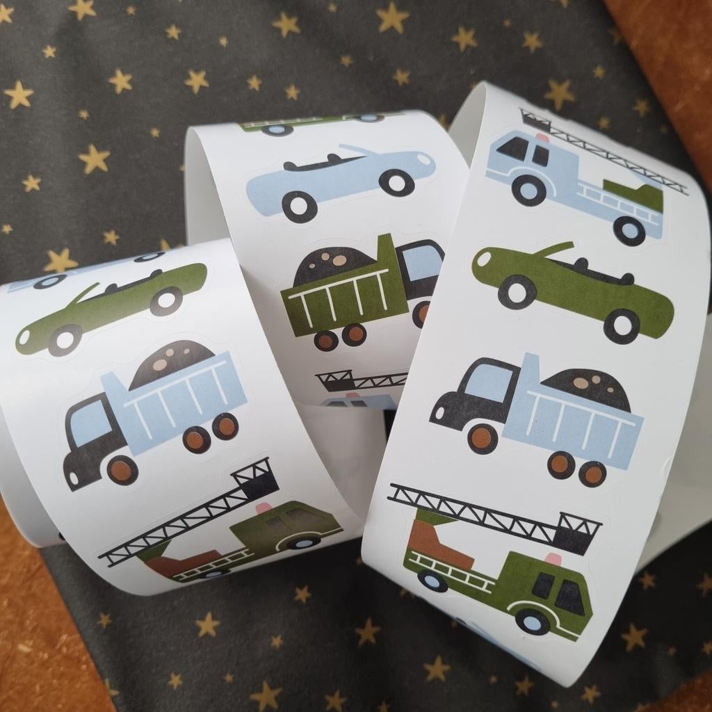 Sluitstickers auto stickers cars jongens speelgoed autootjes, Hobby en Vrije tijd, Stickers en Plaatjes, Verzenden, Nieuw, Meerdere stickers