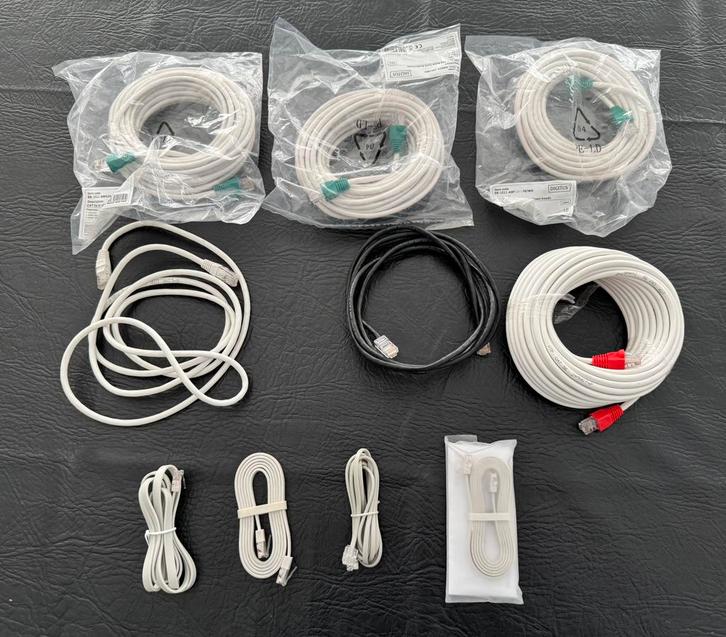 Nieuw netwerkkabel netwerk kabel 10 meter - 2 m - 1,2 m, Computers en Software, Pc- en Netwerkkabels, Nieuw, Ophalen of Verzenden