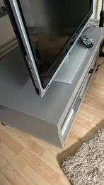 Zgan grijs TV kastje op wieltjes, Ophalen, 50 tot 100 cm, Zo goed als nieuw, Minder dan 100 cm